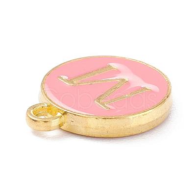 Golden Plated Alloy Enamel Charms ENAM-Q437-14M-1