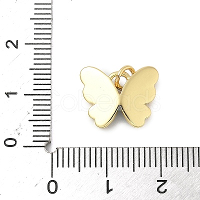 Brass Enamel Charms KK-C110-25G-01-1