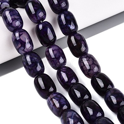 Natural Agate Beads Strands G-Q606-97B-07-1