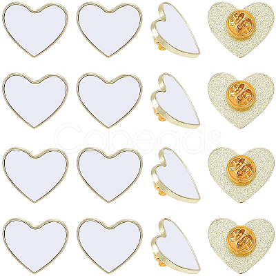 20 Boxs Sublimation Blank Brooch Pins FIND-SP0004-09C-1