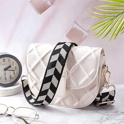 Geometric Pattern Adjustable Shouder Bag Strap FIND-WH0077-95A-1