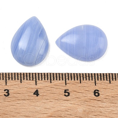 Dyed Natural Blue Lace Agate Cabochons G-WH0031-16F-1