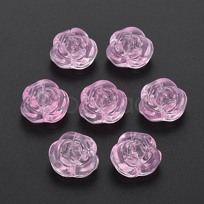 Transparent Baking Paint Glass Beads X-GLAA-S190-022-A05-1