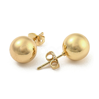 Brass Ear Studs EJEW-P261-01E-G-1