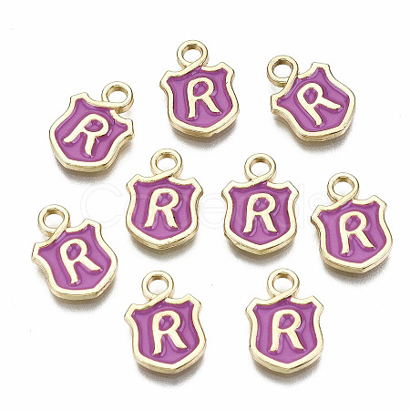 Alloy Enamel Charms ENAM-T012-03R-RS-1