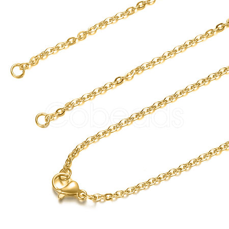 304 Stainless Steel Cable Chain Necklace Making LS-STAS-T040-PJ208-2-54-1