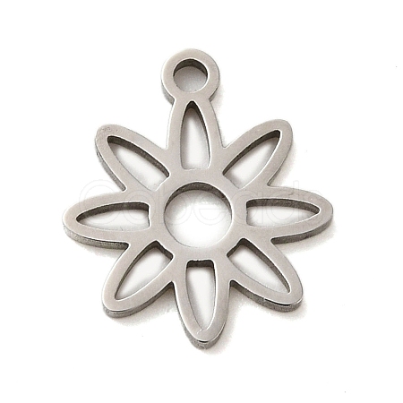 Non-Tarnish 304 Stainless Steel Charms STAS-S123-01P-10-1