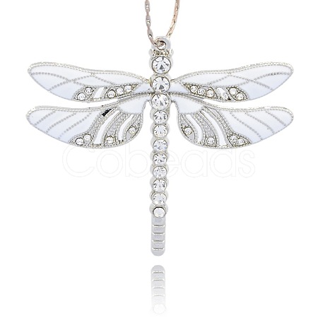 Alloy Enamel Dragonfly Big Pendants X-ENAM-L034-04P-1