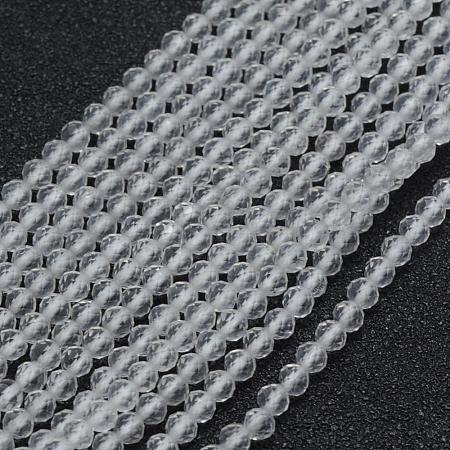 Natural Quartz Crystal Beads Strands G-E411-28-3mm-1