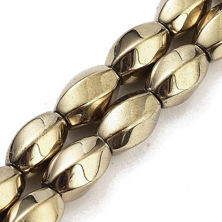 Synthetic Magnetic Hematite Beads Strands G-P545-G01-01C-1