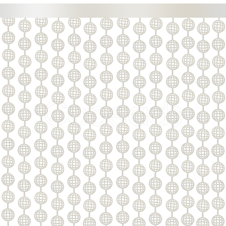 2M Round PET Decorative Ribbon OCOR-WH0086-44-1