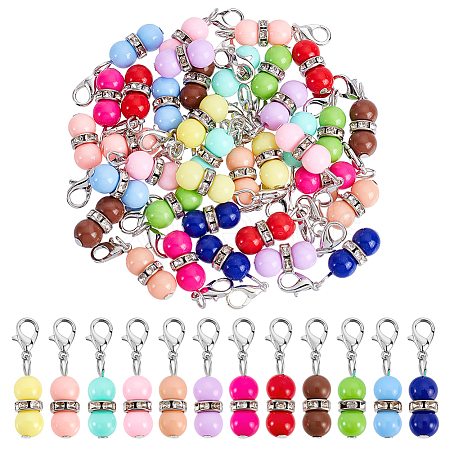 Acrylic Pendant Locking Stitch Markers HJEW-PH02084-1