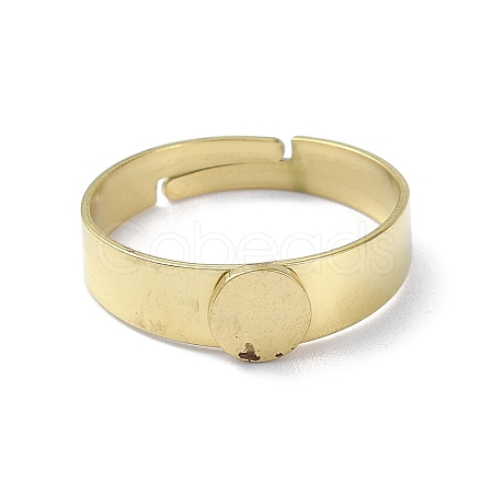 304 Stainless Steel Pad Rings Setting RJEW-H221-01G-04-1