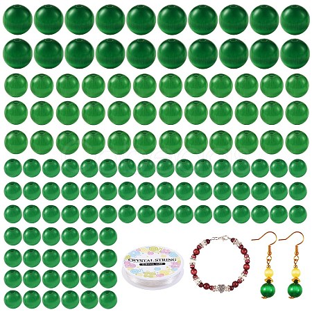 DIY Round Cat Eye Beads Bracelet Making Kit DIY-SZ0006-56D-1
