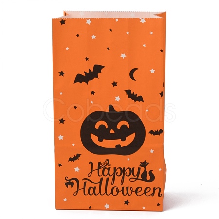 Halloween Theme Kraft Paper Bags CARB-H030-A01-1