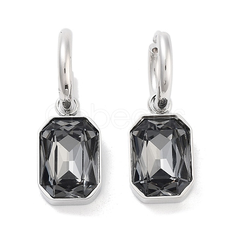 304 Stainless Steel Hoop Earring Hand Polished EJEW-C017-06P-02-1