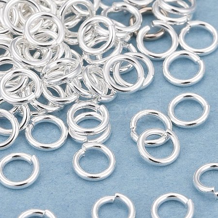 Rack Plating Brass Open Jump Rings KK-O139-18B-S-1