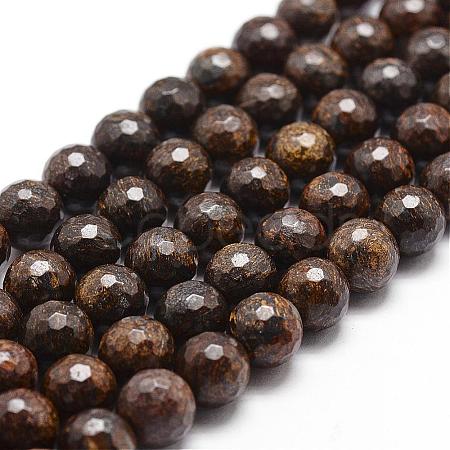 Natural Bronzite Beads Strands G-D840-18-4mm-1