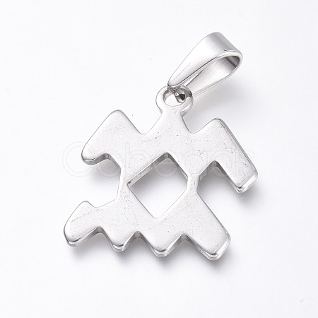 Non-Tarnish 304 Stainless Steel Pendants X-STAS-L210-06L-P-1