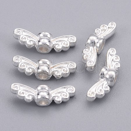Tibetan Style Alloy Fairy Wing Beads X-TIBEB-6007-S-FF-1