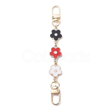 Flower Plastic Enamel Link Purse Short Chain FIND-JF00100-02-1
