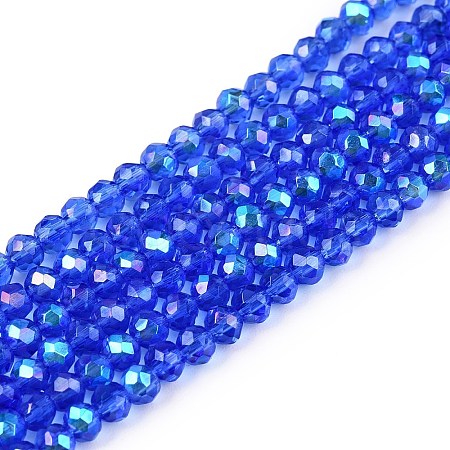 Electroplate Glass Beads Strands LS-EGLA-A044-T2mm-L31-1