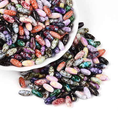 Baking Paint Glass Seed Beads SEED-N008-06-1