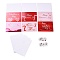 Rectangle Paper Greeting Cards, with Rectangle Envelope and Flat Round Self Adhesive Paper Stickers, Valentine's Day Wedding Birthday Invitation Card, Word, 198x149x0.3mm