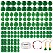 DIY Round Cat Eye Beads Bracelet Making Kit, Including Round Cat Eye Beads, Elastic Thread, Green, Beads: 175pcs/set