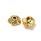 Tibetan Style Alloy Beads, Cadmium Free & Lead Free, Antique Golden, 10x3.5mm, Hole: 1.8mm