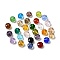 Transparent K9 Glass Beads, Faceted, Rondelle, Mixed Color, 8x5mm, Hole: 1.2mm