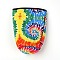 Neoprene Cup Sleeve, Floral Pattern, 193x150x95x4mm