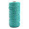 Cotton String Threads, Macrame Cord, Decorative String Threads, for DIY Crafts, Gift Wrapping and Jewelry Making, Light Sea Green, 3mm, about 109.36 Yards(100m)/Roll.