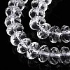 Transparent Glass Beads Strands GLAA-N001-61B-3