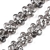 Electroplate Glass Beads Strands EGLA-T028-02I-1