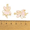 Rack Plating Alloy Enamel Pendants FIND-A040-08E-01G-3