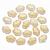 Two Tone Transparent Spray Painted Glass Pendants LS-GLAA-T016-01B-1