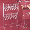 2 Layers Hanger Style Acrylic Earring Storage Display Rack ST-CJ0034-03-3