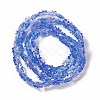 Transparent Electroplate Glass Beads Strands GLAA-C023-03D-3