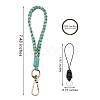 3Pcs Boho Macrame Wristlet Keychain Keying KEYC-SW00004-09-2