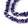 Electroplate Opaque Glass Beads Strands GLAA-N022-4mm-20-4