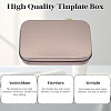 4Pcs Iron Jewelry Storage Boxes with Hinged Lid CON-SP0001-20C-6