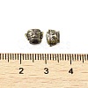 Tibetan Style Rack Plating Brass Bead KK-Q805-21AB-3