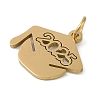 304 Stainless Steel Pendants STAS-L279-016G-2