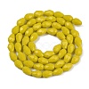 Opaque Solid Color Beads Strands EGLA-N013-P6mm-D06-2