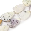 Natural White African Opal Beads Strands G-P548-B09-01-1