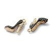 2Pcs Alloy Enamel Stilettos Pendants ENAM-YW0002-30A-2