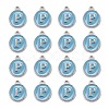Platinum Plated Alloy Enamel Charms ENAM-S118-04P-P-2