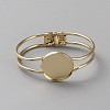 Brass Hinged Bangle Makings MAK-WH0011-13B-G-1