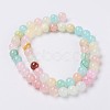 Natural Colorful Green Jade Beads Strands G-G757-01-8mm-3